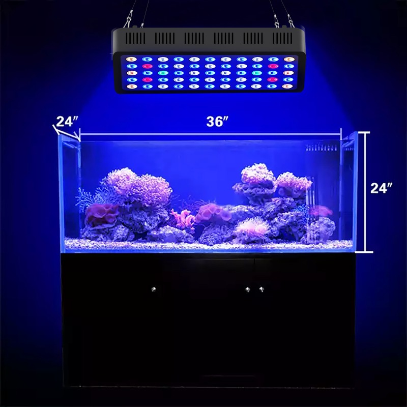 Marine Aquarium Timing - Luce per Acquario 165W, Controllo WIFI