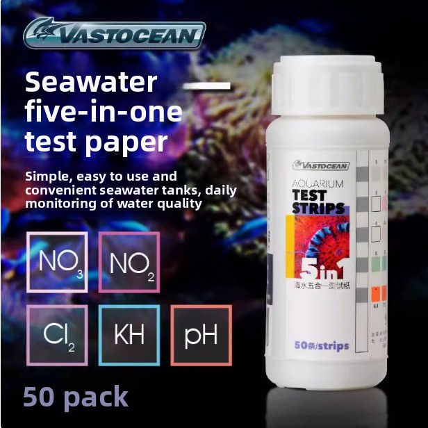 Marine Aquarium Water Testing - VASTOCEAN Strisce reattive per acquario 5