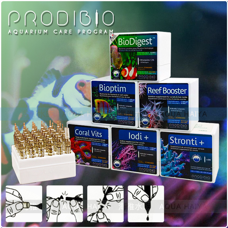 Marine Aquarium Water Testing - Acquario PRODIBIO biodigestore Bioptim Biokit Reef