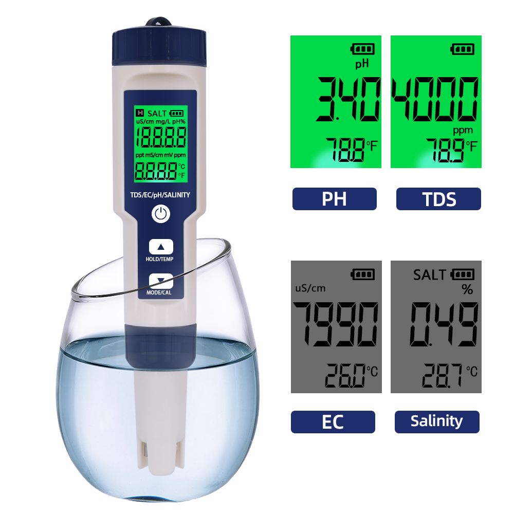 Marine Aquarium Water Analyzer - Tester professionale per la qualità dell'acqua