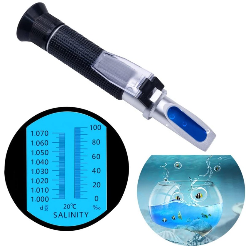 Marine Aquarium Water Testing - Rifrattometro a Doppia Scala per Salinità