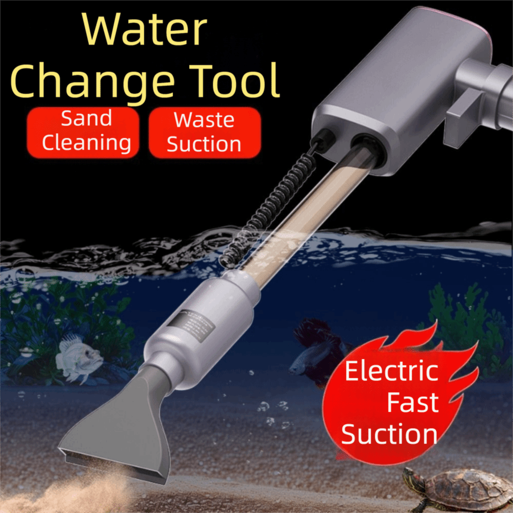 Aquarium Marine Sand - Aspiratore Automatico per Acquario, Elettrico, con