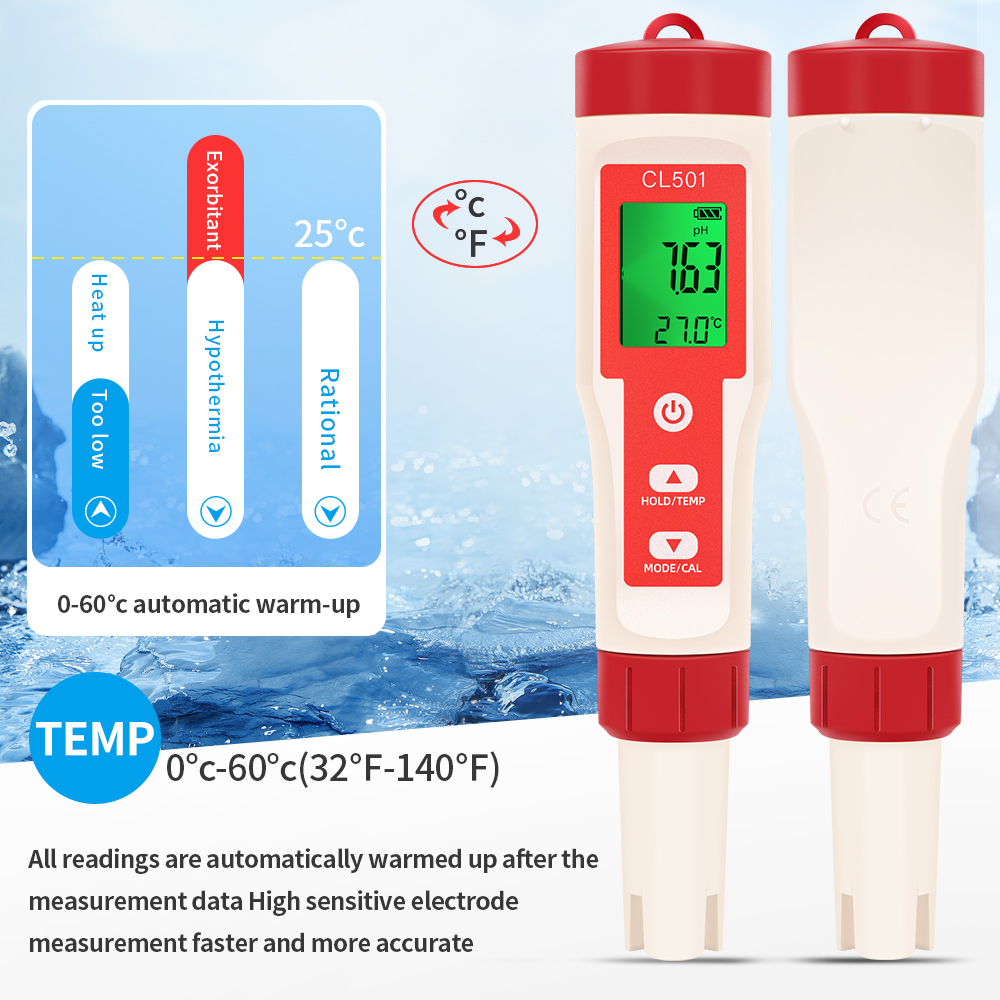 PH/CL2/H2/ORP/Misuratore di te - Marine Aquarium Water Analyzer recensione e prezzo