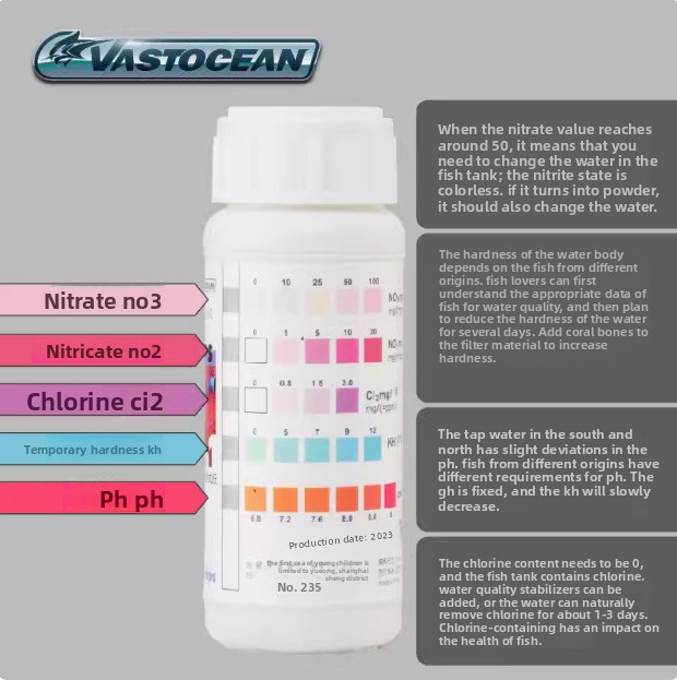 VASTOCEAN Strisce reattive per - Marine Aquarium Water Testing recensione e prezzo