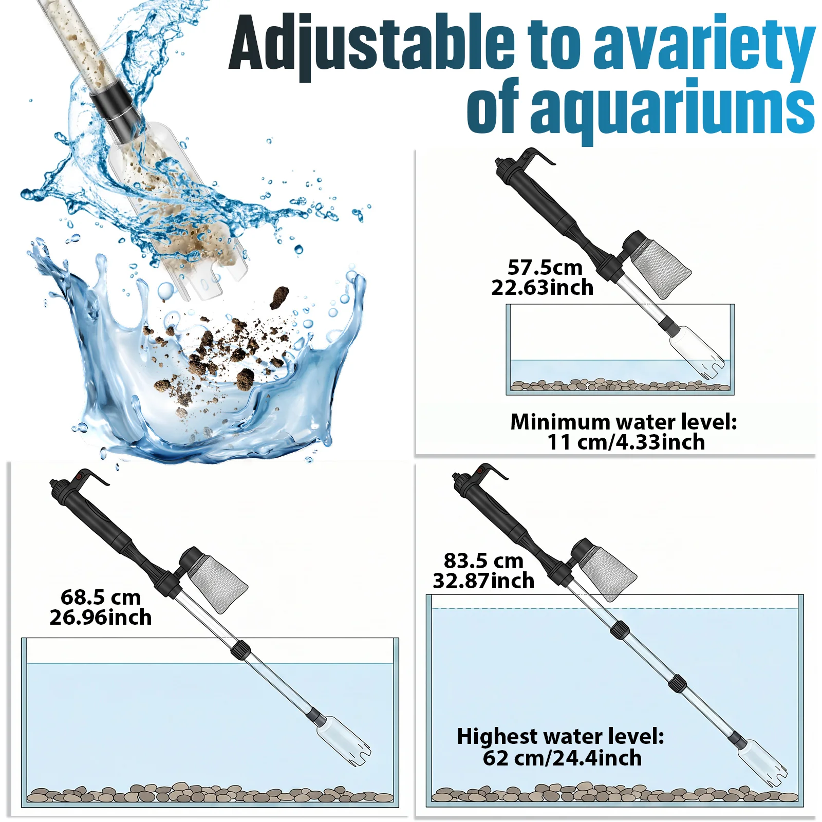 Aspiratore per Acquario 3 in 1 - Aquarium Marine Sand recensione e prezzo