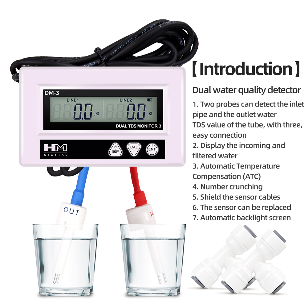 HM DM3 Online TDS EC Tester di - Marine Aquarium Water Analyzer recensione e prezzo