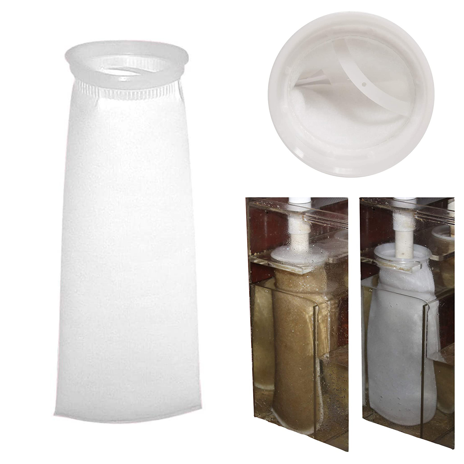 Sacchetti di calzini filtranti - Marine Aquarium Filter Media recensione e prezzo