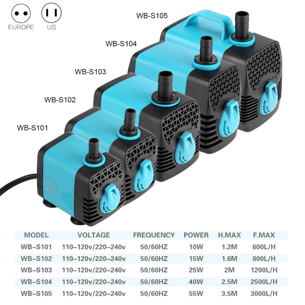 220V pompa ad acqua sommergibi - Marine Aquarium Water recensione e prezzo