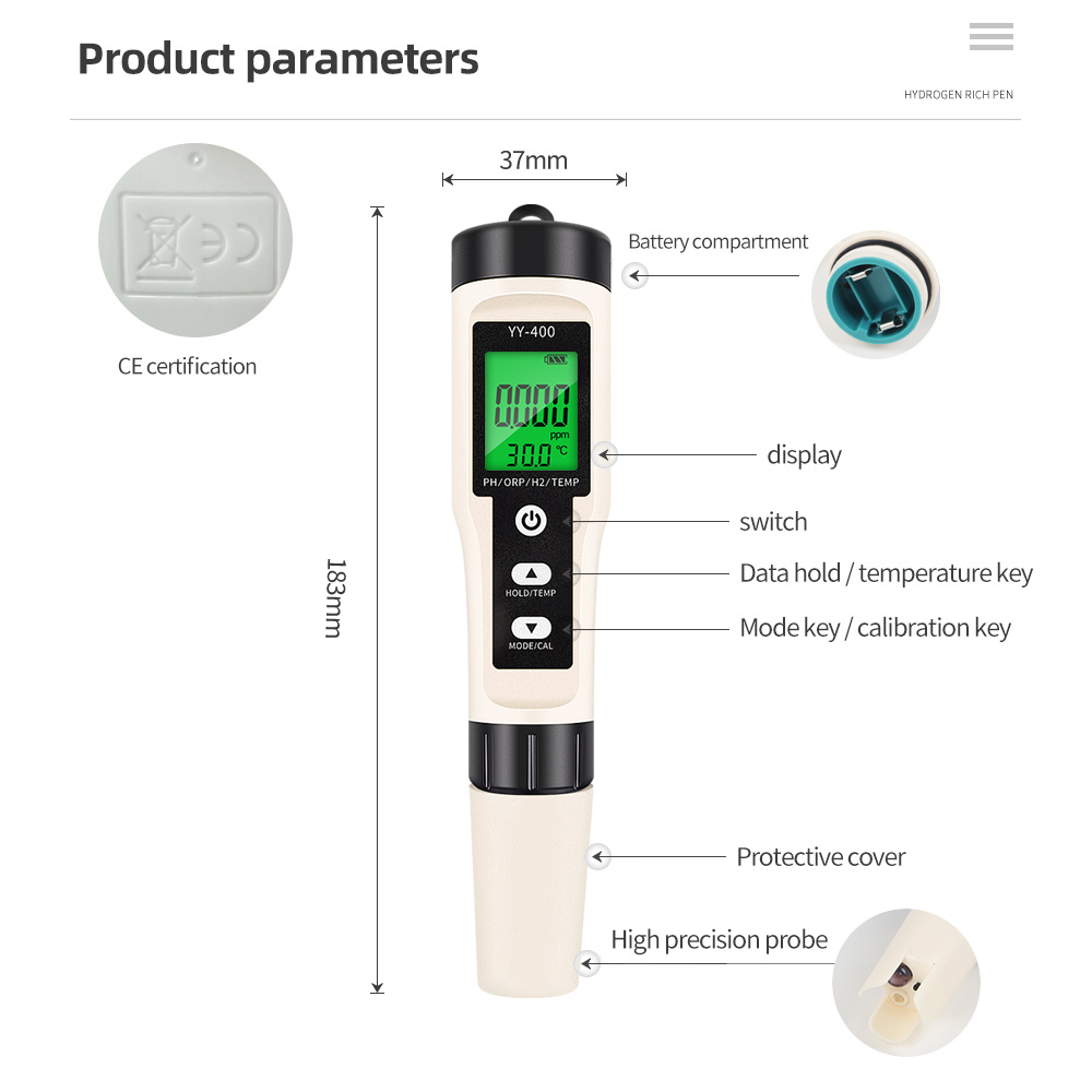 4/3/2 in 1 PH ORP H2 Misurator - Marine Aquarium Water Analyzer recensione e prezzo