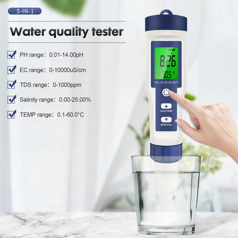 Tester professionale per la qu - Marine Aquarium Water Analyzer recensione e prezzo