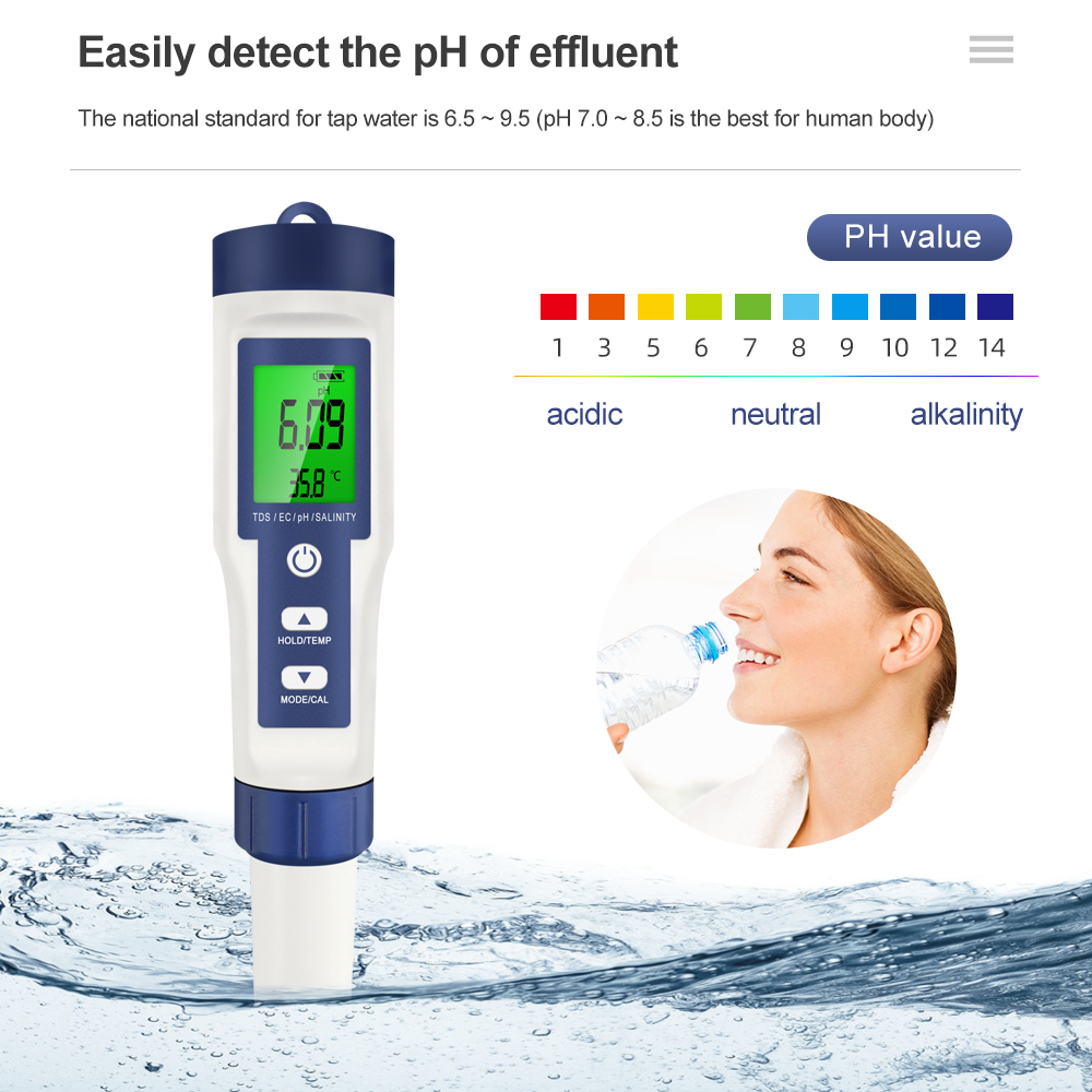 Tester professionale per la qu - Marine Aquarium Water Analyzer recensione e prezzo