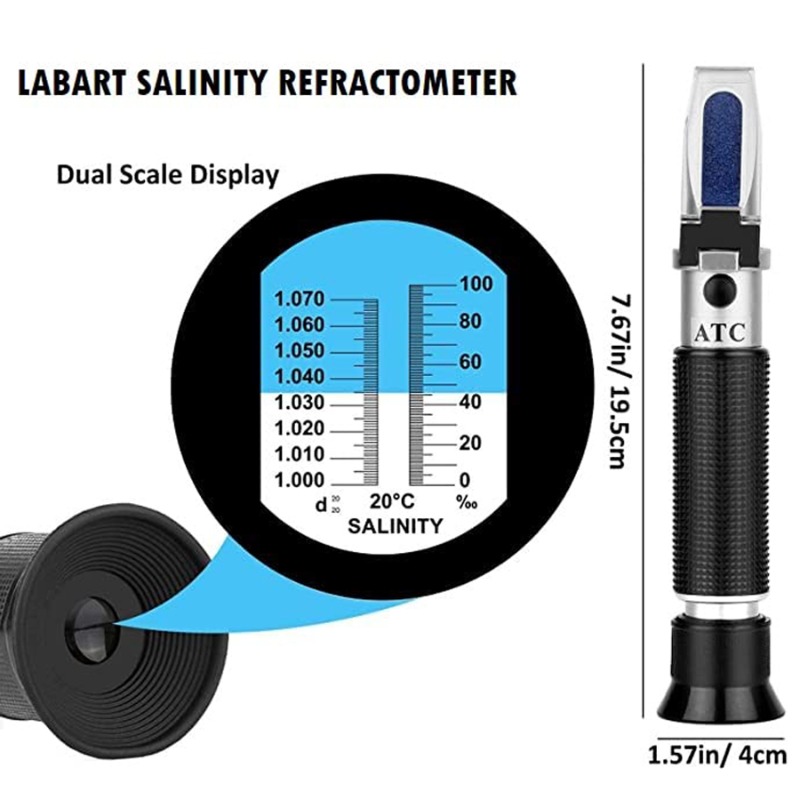 Rifrattometro a Doppia Scala p - Marine Aquarium Water Testing recensione e prezzo