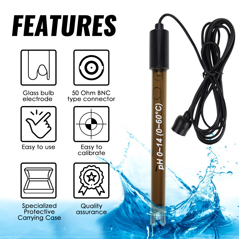 Ph Meter Ph Sonde Pool Tipo BN - Marine Aquarium Water Analyzer recensione e prezzo