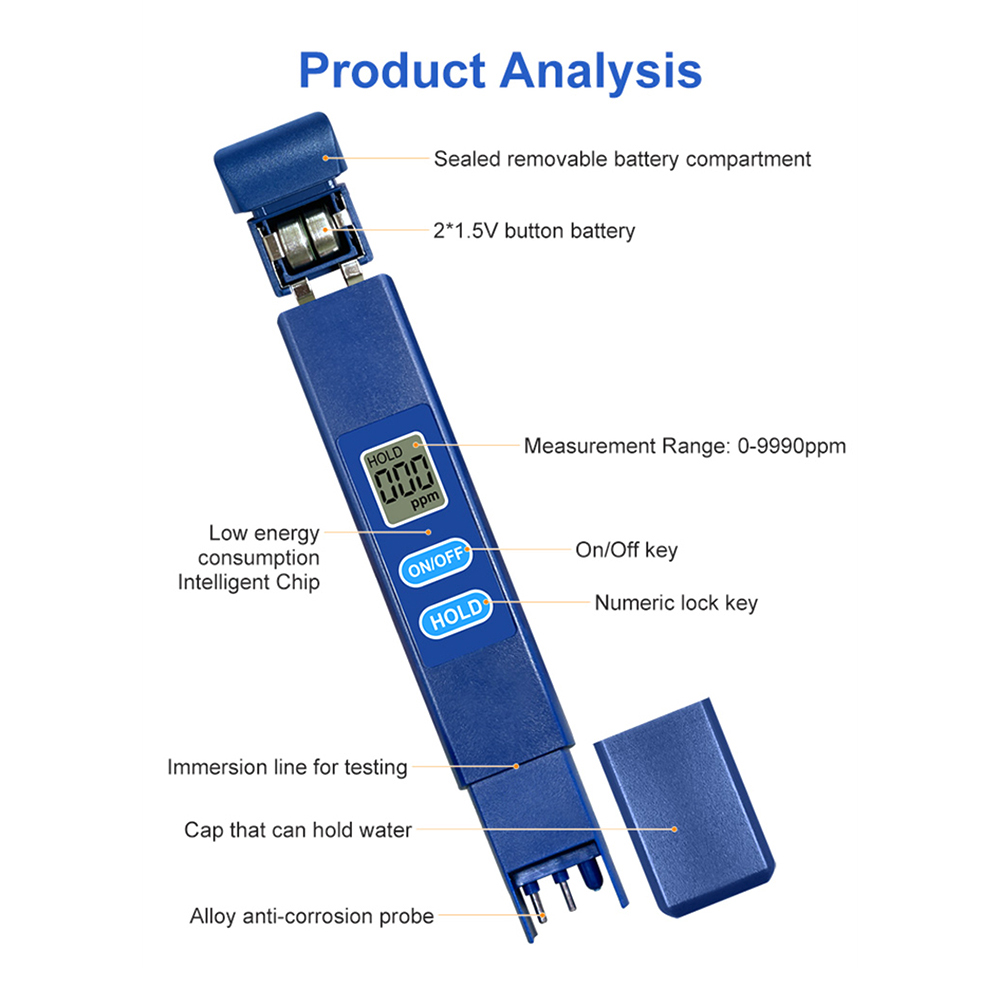 Misuratore TDS Digitale, Teste - Marine Aquarium Water Analyzer recensione e prezzo